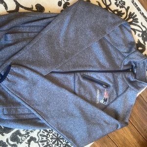 Patriots zip up light weight sweater, Medium